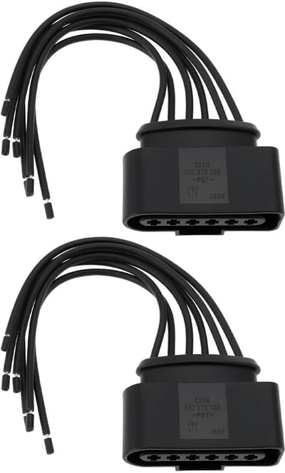 Dailygoods - 2x 6-Pin Auto Connector Reparatie Kit voor Diverse Auto's