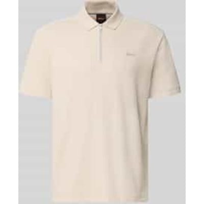 Regular fit poloshirt van 100% katoen model 'Pe_RibNylon'