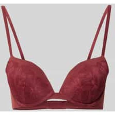 Push-up-bh met gebloemd kant, model 'Plunge'