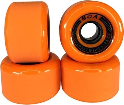 Longboard Wielen - Cruiser Set - Soepel Rijden - Polyurethaan Materiaal - 70x42mm 78A - Oranje