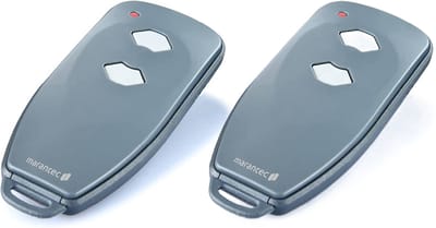 2x Marantec Digital 382 Handzender – WERKT ALLEEN OP 868 MHz – Multi-Bit – Inclusief Wandhouder