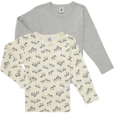 Petit Bateau  T-Shirt Lange Mouw TSML X2