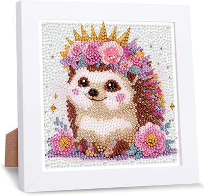 Diamond painting voor kinderen - 5D mozaïek - met lijst - creatieve wanddecoratie - ShopVlot