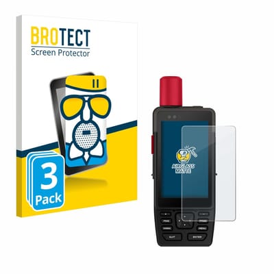 BROTECT - Screenprotector voor Garmin GPSMAP H1i Plus - Folie Beschermfolie Beschermglas matte 3 Stuks