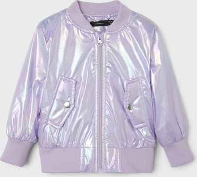 NAME IT NMFMOVIE BOMBER JACKET FOIL Meisjes Jas - Orchid Bloom - Maat 98