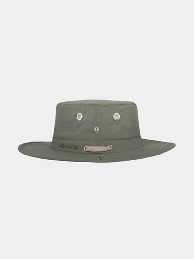 Hatland - UV Boonie hoed voor heren - Radford Supplex - Olijfgroen - maat L (59CM)