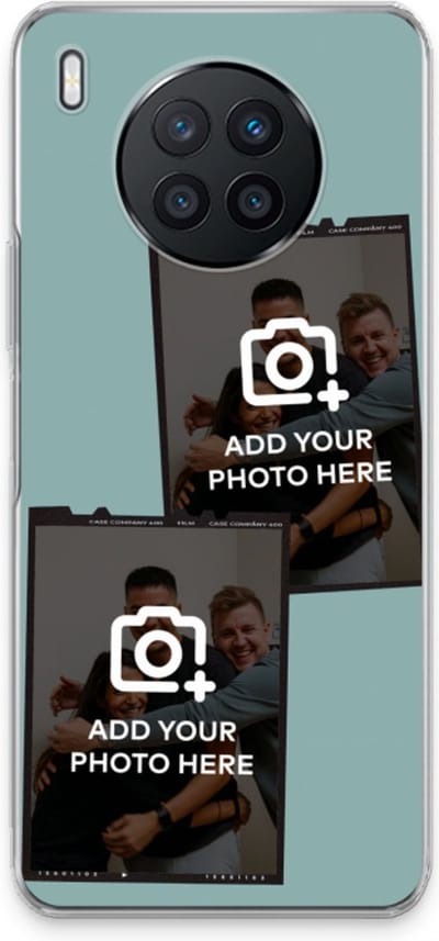 Gepersonaliseerd - Case Company® - Hoesje geschikt voor Huawei Nova 8i hoesje - Polaroid Zwart - Soft Cover Telefoonhoesje - Bescherming aan alle Kanten en Schermrand