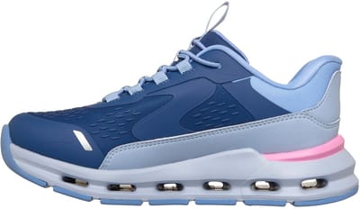 Skechers Hands Free Slip-ins Glide-Step - Vista Lane meisjes sneaker - Blauw - Maat 34