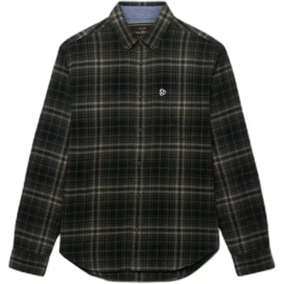 Superdry - Katoenen Lumberjack Overhemd met Lange Mouwen - Heren - Lange mouwen shirts