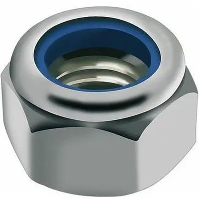 verzinkte moeren Black Bearing M4 Nylstop (x25)