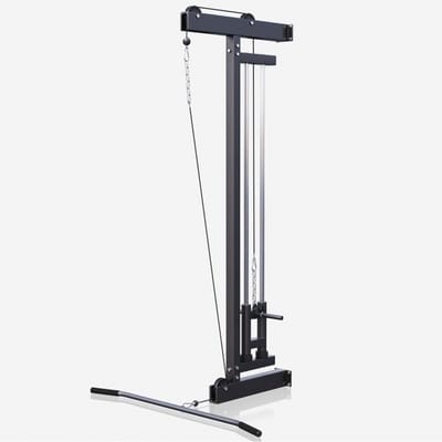 Gorilla Sports Lat Pulley - Lat station - Lat machine Wandmontage - Incl. Lattrekstang