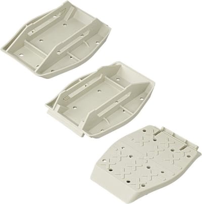 ProPlus Stabilisatievoeten met Veer - 27,5x20,5 cm - 4 stuks