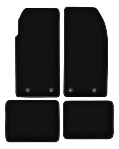 BASIC zwarte velours matten voor: Peugeot 205 cabrio (1983-1998)