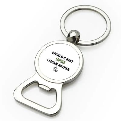 Akyol - worlds best farther flesopener - Papa - cadeau papa - cadeau - verjaardag papa - vaderdag - beste papa - 9 bij 3 cm