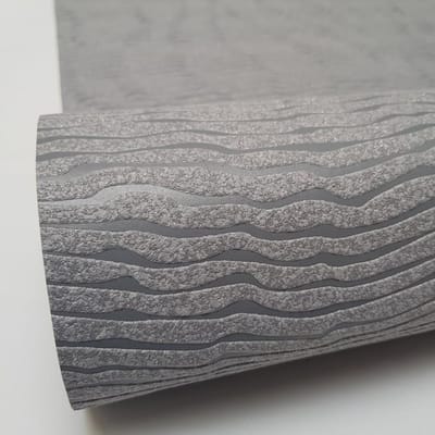 Novamur vliesbehang 6400-40 grijs glitters
