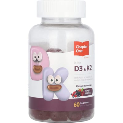 Chapitre Un, D3 & K2, fruits rouges, 60 gommes