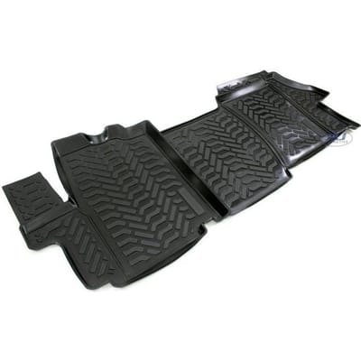 Tapis De Sol En Caoutchouc - J&J AUTOMOTIVE - Fiat Ducato 3 - Sur Mesure - Antidérapant - TPE Non Toxique noir