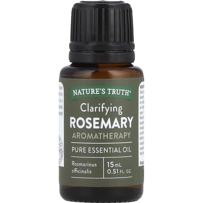 Nature's Truth, Huile Essentielle Pure, Romarin Clarifiant, 0.51 fl oz (15 ml)