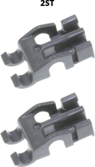Lager inzet - 2 STUKS - lager voor inzetkorf - klem korfklem voor vaatwasser - Geschikt voor Whirlpool Bauknecht