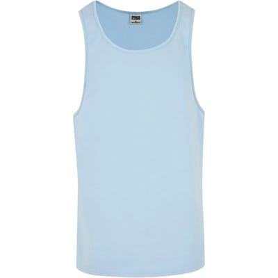Urban Classics - Heavy Oversized Acid Wash Tanktop - S - Blauw