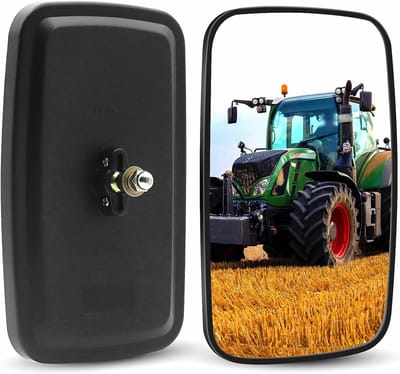 Vierkante HD Breedhoek Achteruitkijkspiegel voor Vorkheftruck en Trailer - 2 Stuks, 23.5cm x 13.5cm, Veiligheid, Helder Zicht, Convex Design