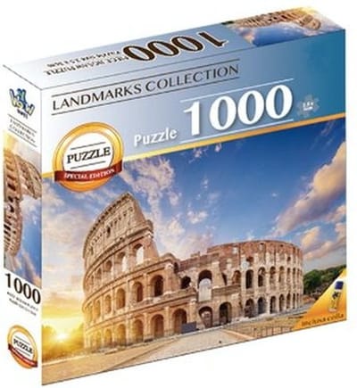 Puzzel 7 world wonders - Coloseum - 1000 st.