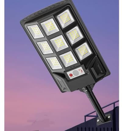 Zonnelampen voor Buiten met Afstandsbediening - Solarlampen met Bewegingssensor en Tijdgestuurde Verlichting voor Tuinen en Garages