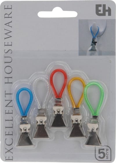 5 stuks Handdoekknijpers