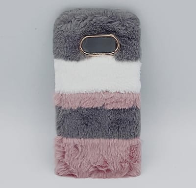 Geschikt voor Samsung S8 – pluizig hoesje – 3 kleuren
