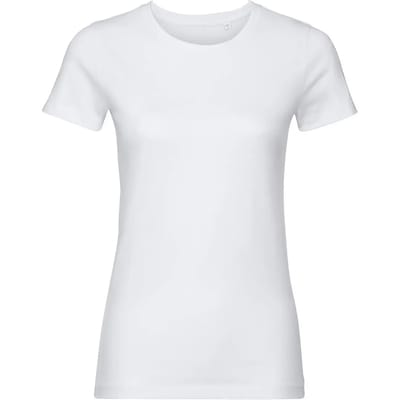 Dames-T-shirt Russell Athletic Pure Organic