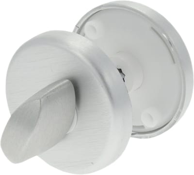 Binnendeurrozetten Curve Klik toilet rond/?52/alu. gesl. F1/blister