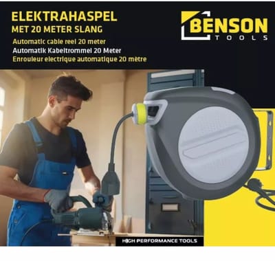 Benson Luchtslanghaspel 25 meter