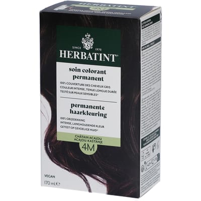 Herbatint Haarverf - Permanente Vegan Haarkleuring - Natuurlijke haarkleuring - 100% grijsdekking - Zonder gebruik van ammoniak - 6C Donker As Blond – 170 ml