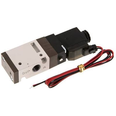 3/2 G1/8'' NO Magneetventiel 24V DC 1.5-10bar/21.0-140psi 2-polige Stekker YPC