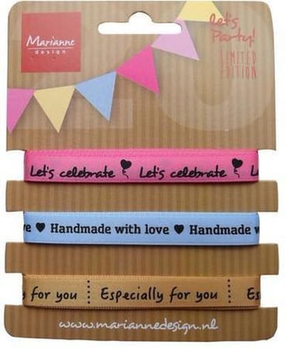Marianne Design Party Product Ribbons Set