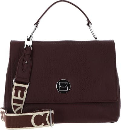 COCCINELLE Leren Handtas Schoudertas Liya Elephant Handbag Carruba Donkerbruin