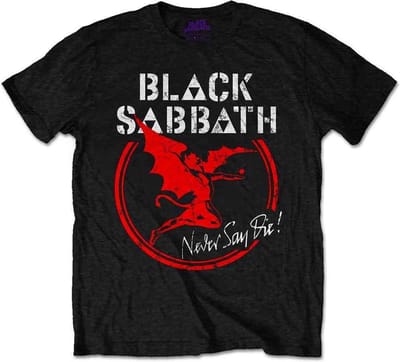Black Sabbath - Archangel Never Say Die Heren Tshirt - XXL - Zwart