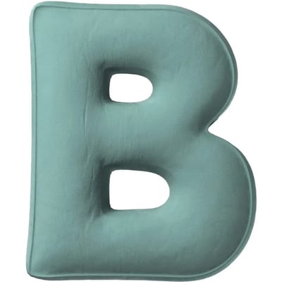 Kussen letter b Yellow Tipi Posh Velvet