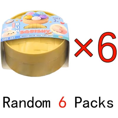 Nieuw Realistisch Reusachtig Knoedel Knijpspeelgoed met Bamboe Stoommandje Zachte TPR Deegbal Decompressie Stressverlichtend Speelgoed Grappig Vindingrijk Cadeau