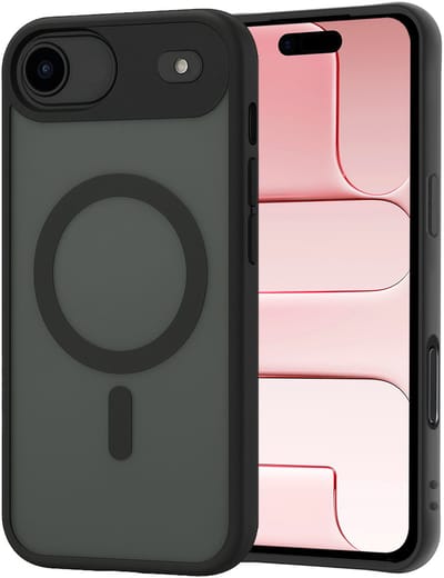Hoesje - Geschikt voor Apple iPhone Air - Magsafe Compatible - Sterk & Shockproof - Back Cover - Shock Proof Case - Telefoon Hoes Shockproof - Zwart