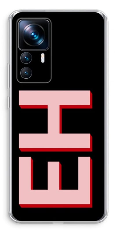Gepersonaliseerd - Case Company® - Hoesje geschikt voor Xiaomi 12T hoesje - Monogram - Soft Cover Telefoonhoesje - Bescherming aan alle Kanten en Schermrand
