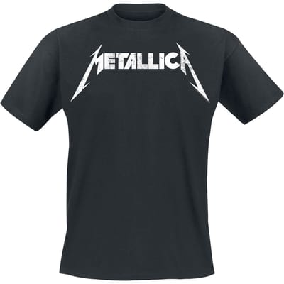 Metallica T-shirt - Textured Logo - S tot 5XL - voor Mannen - zwart