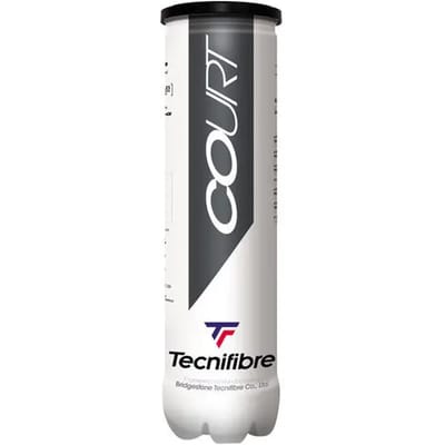 Tube met 4 tennisballen Tecnifibre Court