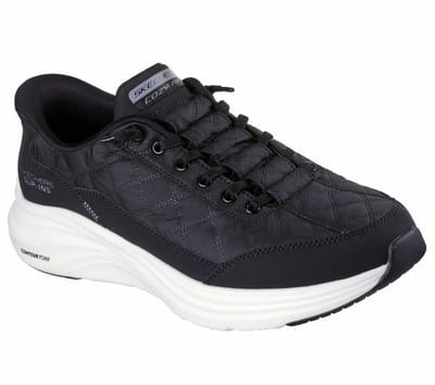 Skechers Heren Cozy Fit Slip-ins Sneakers Contour Foam 232619 BKW