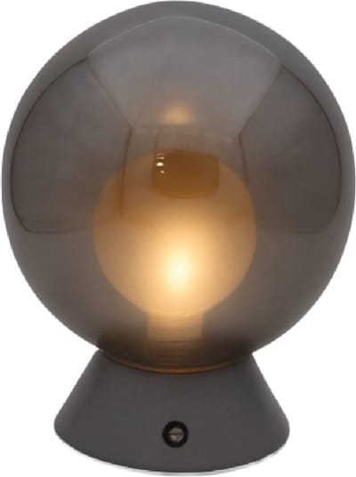 Luxus Europe - Tafellamp Touch Nora Zilver - Draadloze LED Tafellamp Binnen - USB-C Oplaadbaar - Touchbediening - Dimbaar - 3 Lichtkleuren