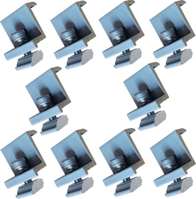 Solar panel eindeklem-zonnepaneel einde clamp-zonnepanelen einde haak-eindklem zonnepaneel 35mm-10 stuks-Eindklem voor zonnepanelen-RVS-solar end clamp