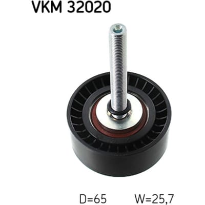 Rondsel/geleiderpoelie, V-riem SKF VKM 32020