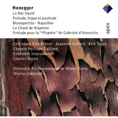 CD ARTHUR HONEGGER, CHARLES DUTOIT, MA - Honegger: Koning David;Prelude, fug 2564620332 Apex 2005 Europa Klassiek Gebruikt black
