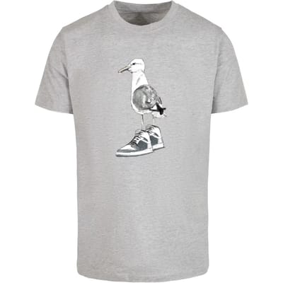 Mister Tee - Seagull Sneakers Heren Tshirt - S - Grijs