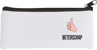 Akyol - beterschap duimpje omhoog Etui - Beterschap - iemand die ziek is of iets gebroken heeft - ziek - koorts - snel beter worden - cadeau - beterschap cadeau - kado - gift - geschenk - 20 bij 9 cm